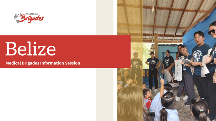 Belize Info Session